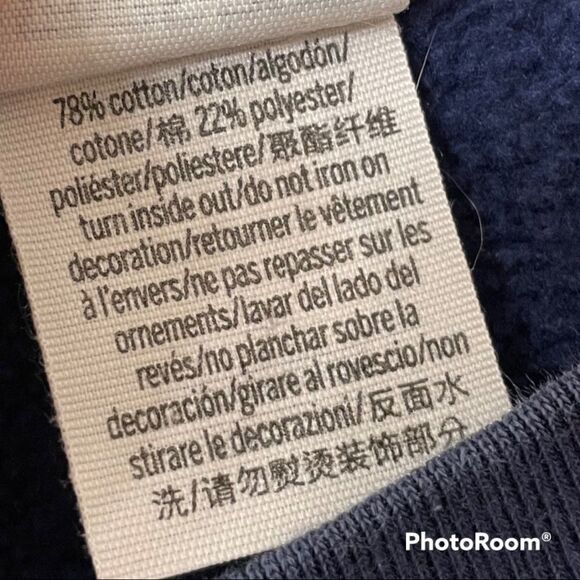 VS PINK navy graphic pullover sweatshirt - Picture 5 of 5